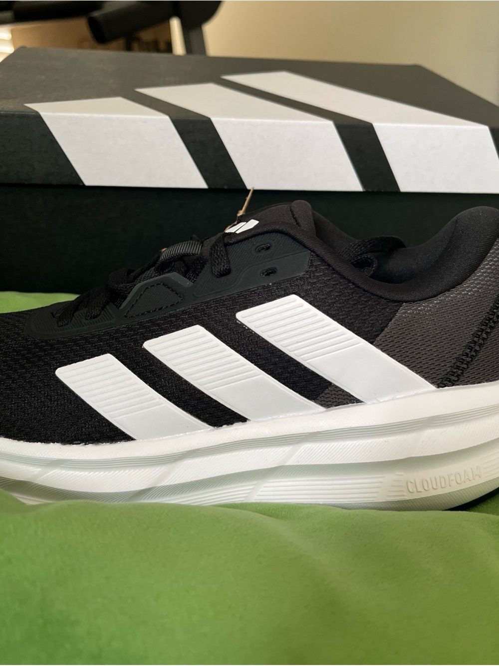 Adidas Galaxy 7 Running Womens Black Sneakers Athletic Shoes US 7.5